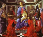 Madonna and Child with Six Saints Sandro Botticelli